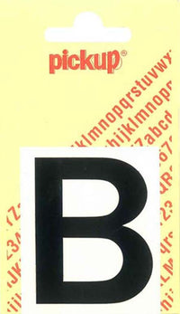 Pickup Helvetica plakletter hoofdletter B zwart 60mm