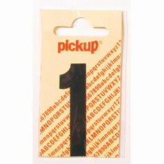 Pickup Nobel plakcijfer 6 mat zwart 60mm