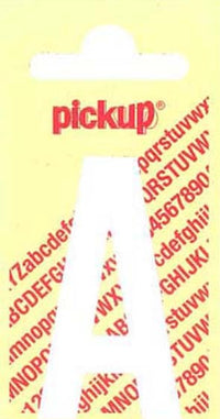 Pickup Nobel plakletter A mat wit 60mm
