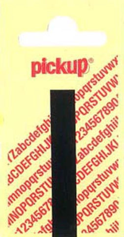 Pickup Nobel plakletter I mat zwart 120mm