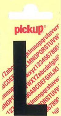 Pickup Nobel plakletter L mat zwart 120mm