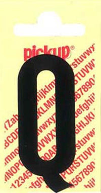 Pickup Nobel plakletter Q mat zwart 120mm