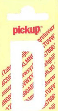 Pickup Nobel plakletter D mat wit 120mm