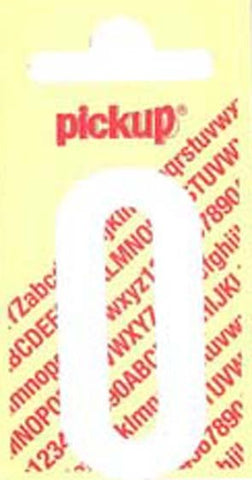 Pickup Nobel plakletter O mat wit 120mm