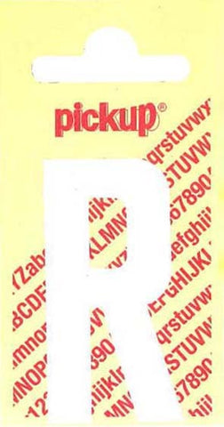 Pickup Nobel plakletter R mat wit 120mm