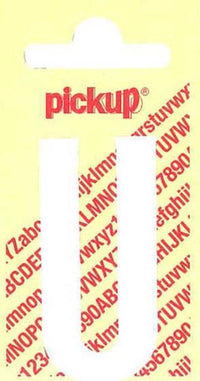 Pickup Nobel plakletter U mat wit 120mm
