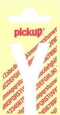Pickup Nobel plakletter Y mat wit 120mm