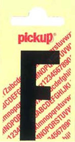 Pickup Nobel plakletter F mat zwart 150mm
