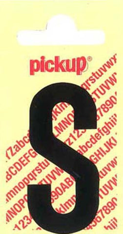 Pickup Nobel plakletter S mat zwart 150mm
