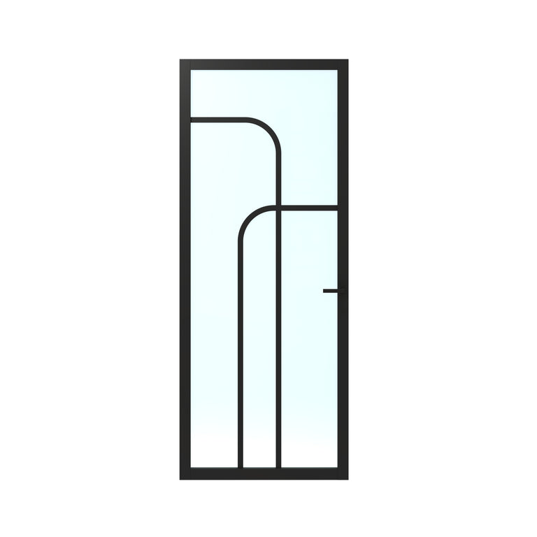 CanDo Elegant Flow binnendeur ELG2-1C05 opdek links incl.glas 88x231,5cm