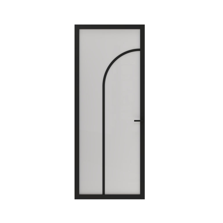 CanDo Elegant Flow binnendeur ELG2-1D02 opdek rechts incl.glas 93x231,5cm