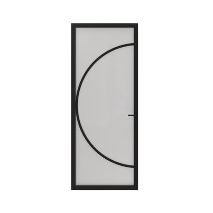 CanDo Elegant Flow binnendeur ELG2-1D03 opdek rechts incl.glas 88x231,5cm