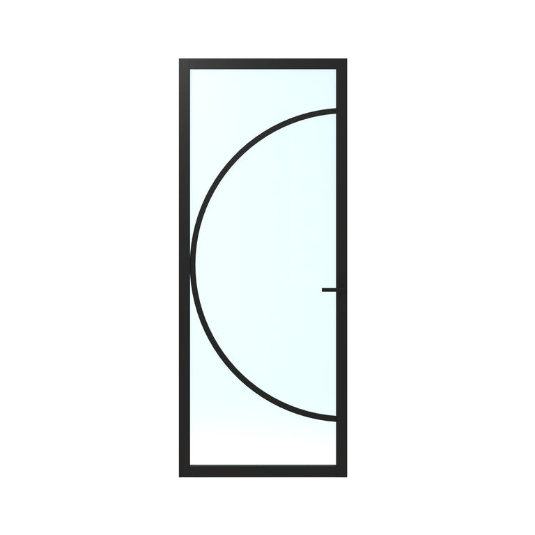 CanDo Elegant Flow binnendeur ELG2-AC03 opdek links incl.glas 93x211,5cm