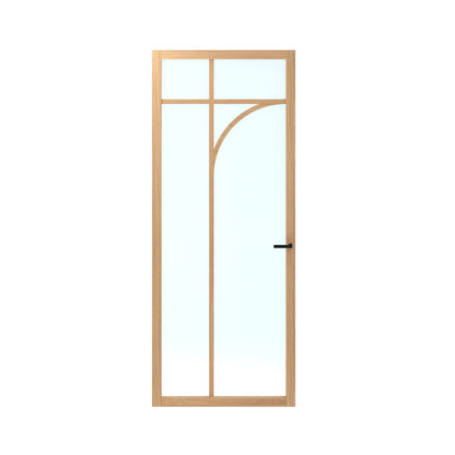 CanDo Elegant Flow binnendeur ELG2-CC01 opdek rechts incl.glas 88x231,5cm