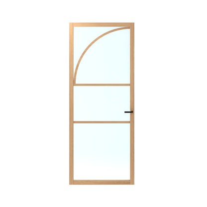 CanDo Elegant Flow binnendeur ELG2-CC04 opdek links incl.glas 88x231,5cm
