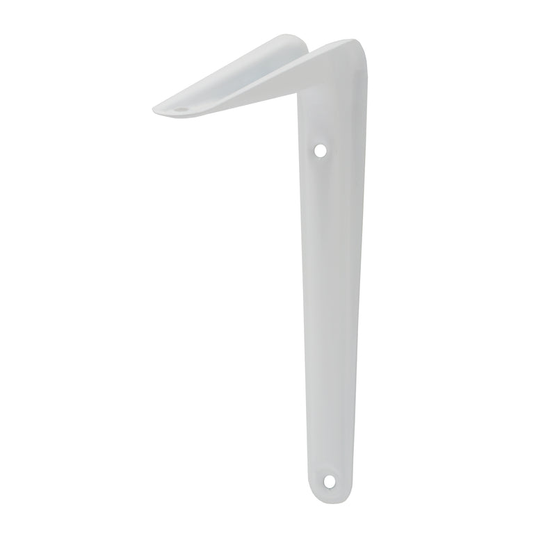 Duraline plankdrager enkel staal wit 20x15cm