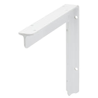 Duraline plankdrager enkel staal wit 25x30cm