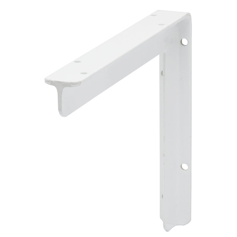 Duraline plankdrager enkel staal wit 25x30cm