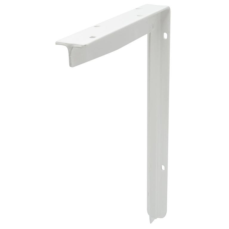 Duraline plankdrager enkel staal wit 30x40cm