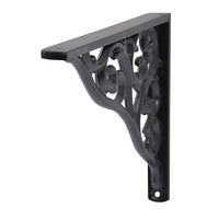 Duraline plankdrager barok mat zwart 23x18cm