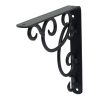 Duraline plankdrager klassiek mat zwart 19x19cm