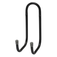 Duraline J-haak buis dubbel staal, PVC grijs