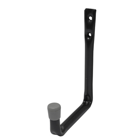 Duraline J-haak buis enkel staal, PVC grijs