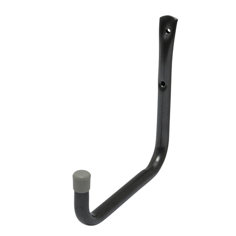 Duraline J-haak buis enkel staal, PVC grijs