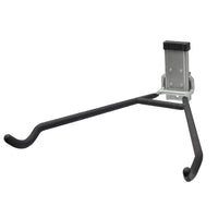 Duraline railhaak enkel staal, PVC zilver 31x35,4x12cm