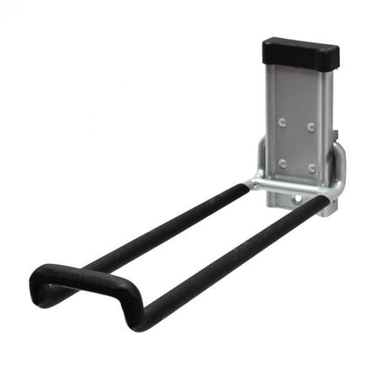 Duraline railhaak enkel staal, PVC grijs 7,5x26,5x12cm