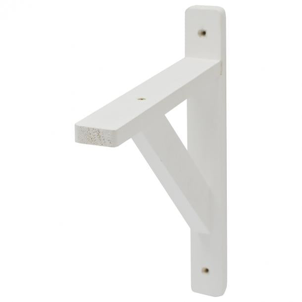 Duraline plankdrager enkel hout wit 20x25cm