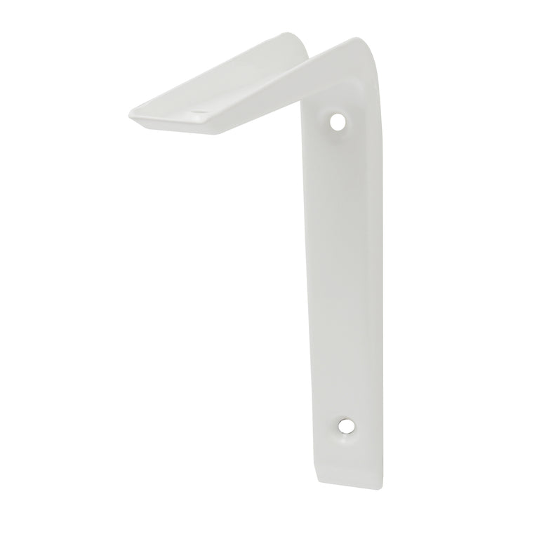 Duraline plankdrager enkel staal wit 12x15cm