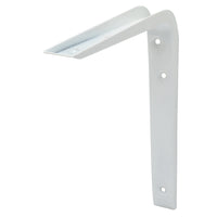 Duraline plankdrager enkel staal wit 20x25cm