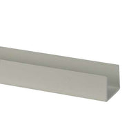 U-profiel kunststof wit 15x18mm 2,6m