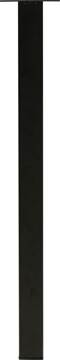 Meubelpoot Carre vierkant metaal zwart 5x5x72cm