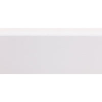 Muurplint MDF gegrond wit 244x4,5x0,9cm