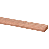 Glaslat hardhout 13x30mm 2,7m