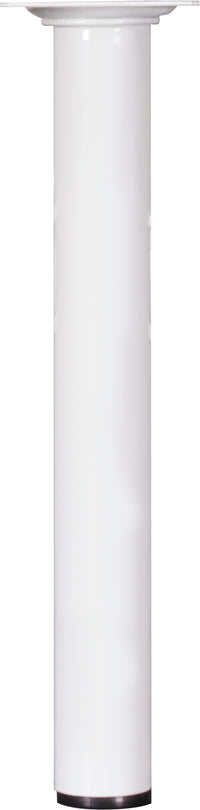 Meubelpoot rond metaal wit ⌀3x25cm