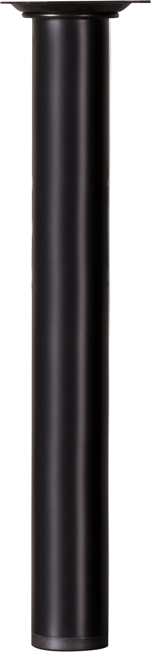 Meubelpoot rond metaal zwart ⌀3x25cm