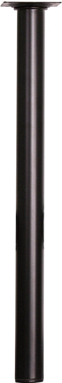 Meubelpoot rond metaal zwart ⌀3x40cm