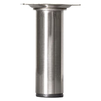 Meubelpoot rond RVS zilver ⌀3x10cm
