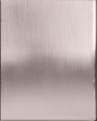 Meubelpoot vierkant metaal zilver 8x8x10cm