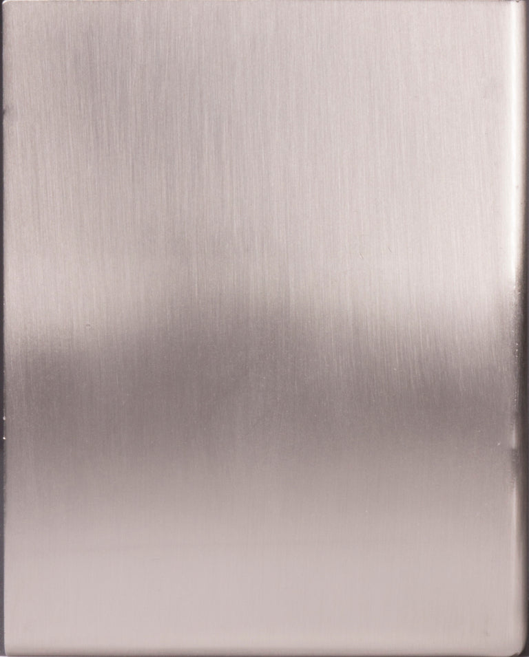 Meubelpoot vierkant metaal zilver 8x8x10cm