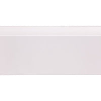 Muurplint MDF gegrond wit 244x11,9x1,8cm