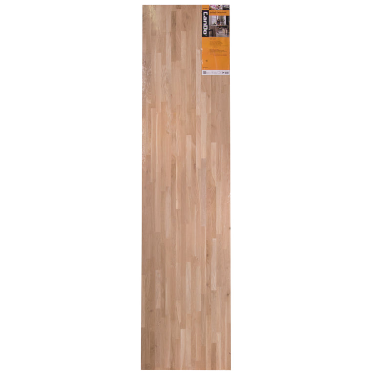 Werkblad massief eiken 26mm 250x61cm