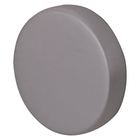 CanDo eindkap vierkant metaal aluminium-look 17,5x12x2,2cm