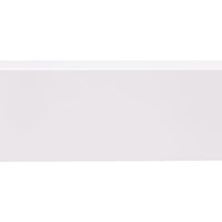 CanDo muurplint MDF plintfolie wit 240x10x1,8cm