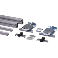 Storemax schuifdeurpakket Basic R60 grijs aluminium 125cm