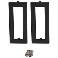 Storemax Basic handgreep rechthoek metaal zwart 22x15x2cm