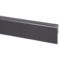 CanDo muurplint MDF plintfolie zwart 240x5,6x1cm